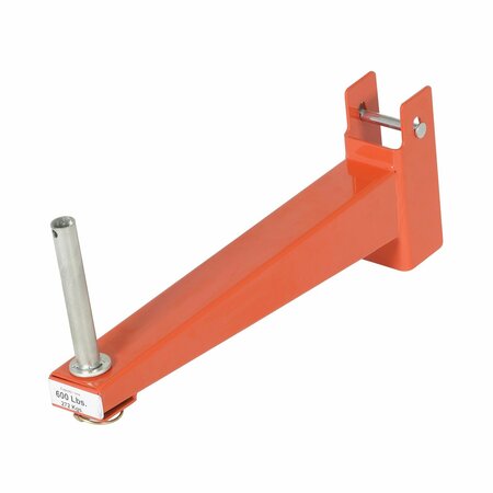 Vestil Orange Steel Standarf Cantilever Racking Straight Arm 18"L Usable SSA-C-18